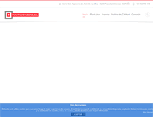 Tablet Screenshot of plasticosalbors.com